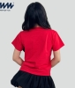 Áo Baby Tee MIA Style Chính Hãng Màu Đỏ, Vải Cotton 2 Chiều Dày Dặn Cao Cấp In 3D