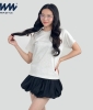 Áo Baby Tee MIA Style Chính Hãng Màu Xám, Vải Cotton 2 Chiều Dày Dặn Cao Cấp In 3D